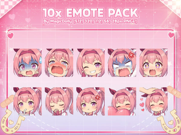 Haru Urara Emote Pack Hover