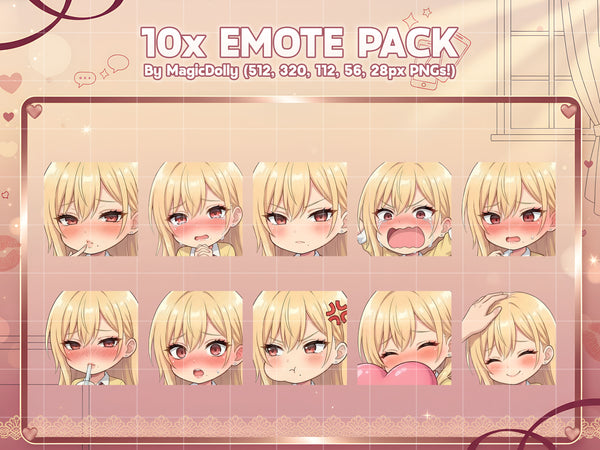 Haruka Nanase (H) Emote Pack Hover