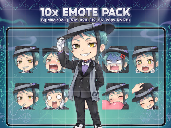 Jade Leech Emote Pack