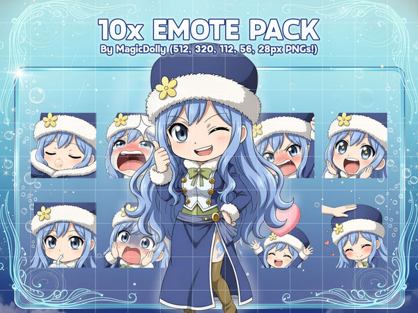 Juvia Lockser Emote Pack