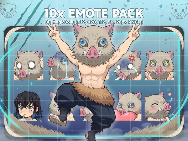 Inosuke Hashibira Emote Pack