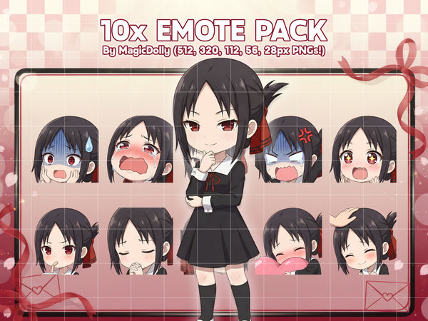 Kaguya Shinomiya Emote Pack