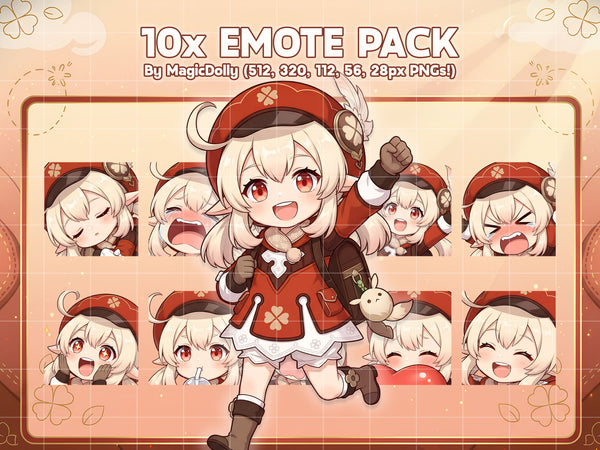 Klee Emote Pack