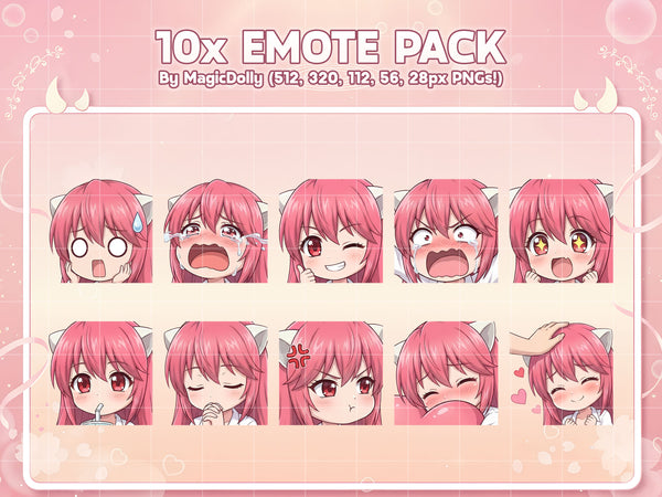 Lucy (Nyu) Emote Pack Hover