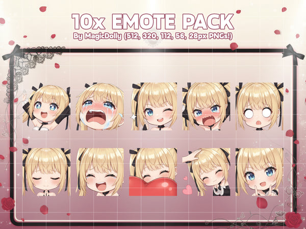 Marie Rose Emote Pack Hover