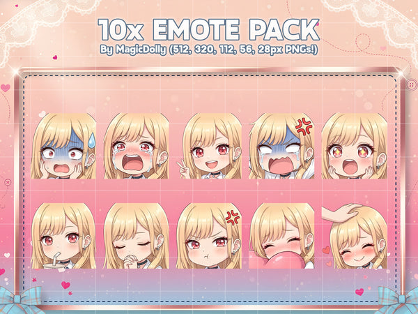 Marin Kitagawa Emote Pack Hover