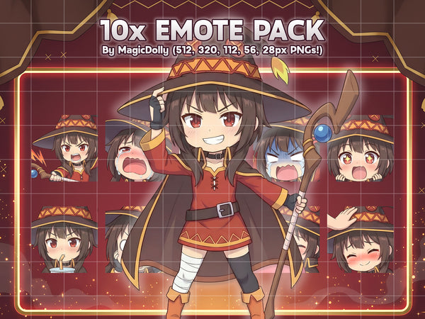 Megumin Emote Pack