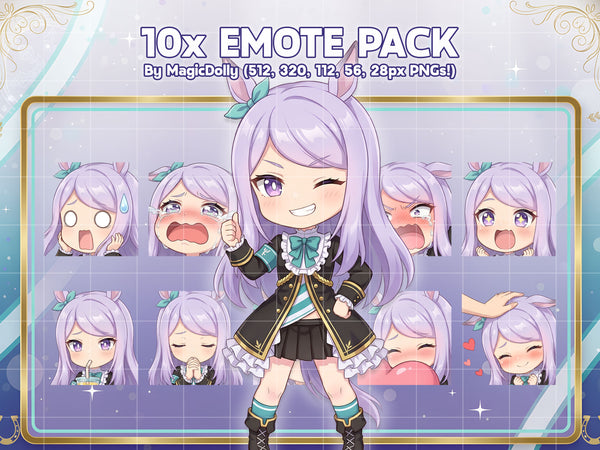Mejiro McQueen Emote Pack