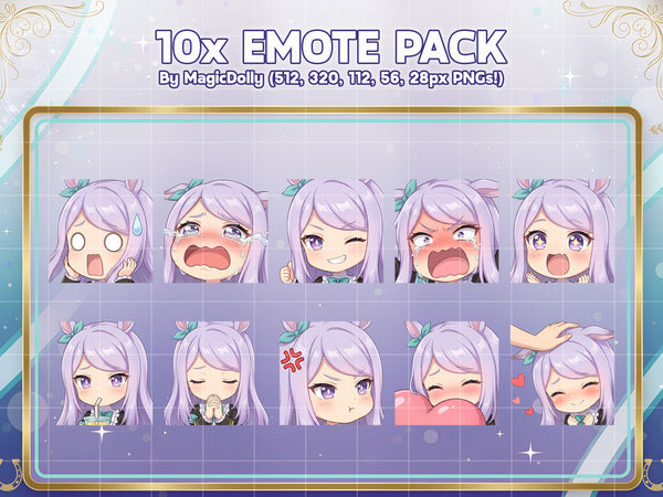 Mejiro McQueen Emote Pack Hover