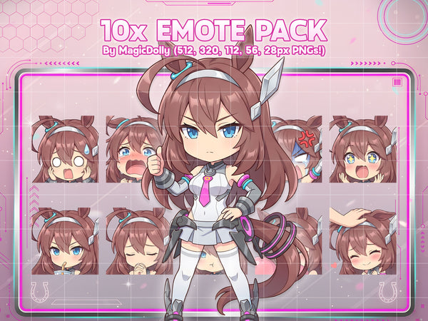 Mihono Bourbon Emote Pack