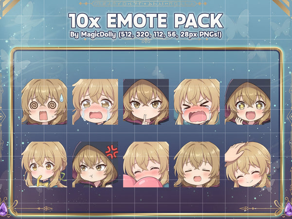 Monica Everett Emote Pack Hover
