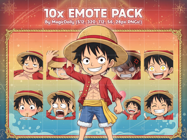 Straw Hat Emote Pack