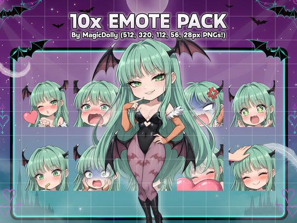 Morrigan Aesland Emote Pack