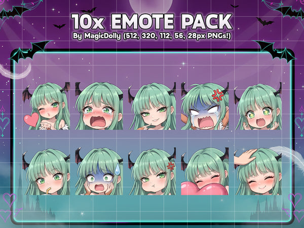 Morrigan Aesland Emote Pack Hover