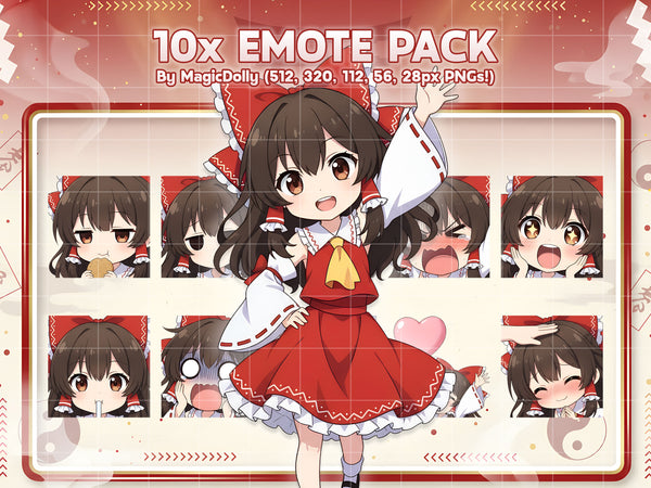 Reimu Hakurei Emote Pack