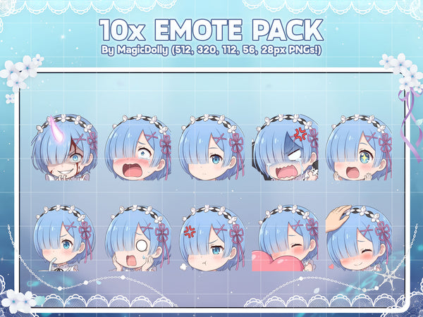 Rem Emote Pack Hover
