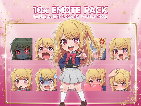 Ruby Hoshino Emote Pack