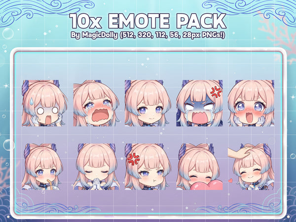 Sangonomiya Kokomi Emote Pack Hover