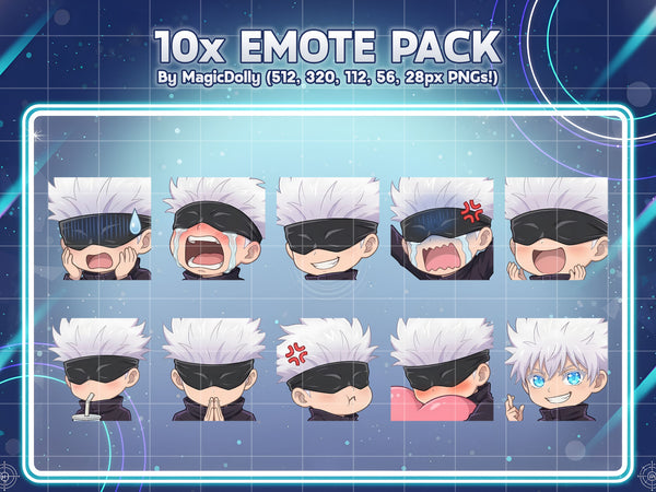 Satoru Gojo Emote Pack Hover