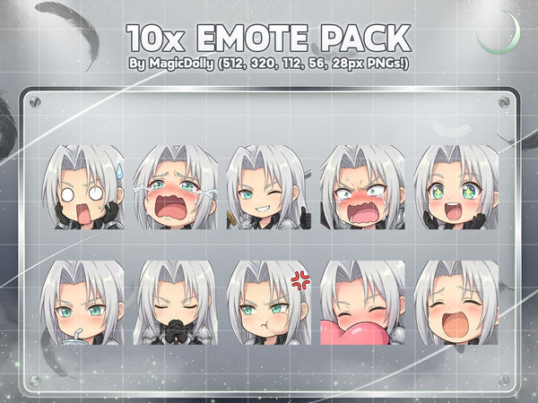Sephiroth Emote Pack Hover