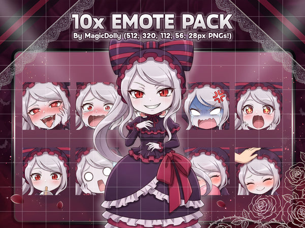 Shalltear Bloodfallen Emote Pack