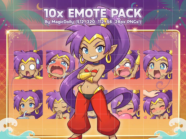 Shantae Emote Pack