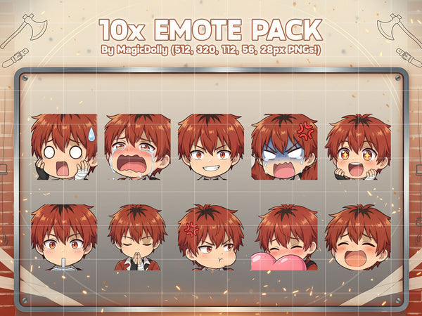 Stark Emote Pack Hover