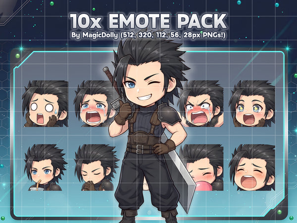 Zack Fair Emote Pack
