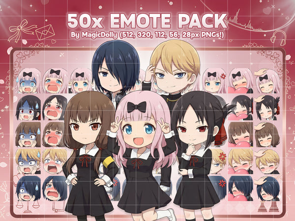 Kaguya-sama Emote Bundle