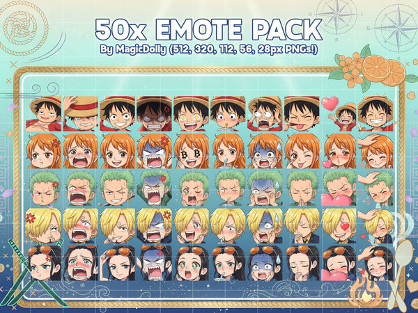 One Piece Emote Bundle Hover
