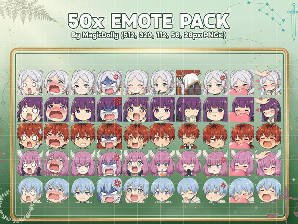 Frieren Emote Bundle Hover