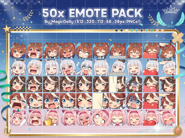 Umamusume Emote Bundle 1 Hover