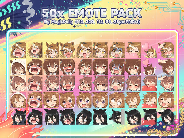 Umamusume BOANE Emote Bundle Hover