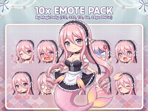 Meroune Lorelei Emote Pack