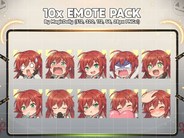 Jack-O' Valentine Emote Pack Hover