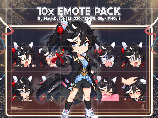 Katsuragi Ace Emote Pack