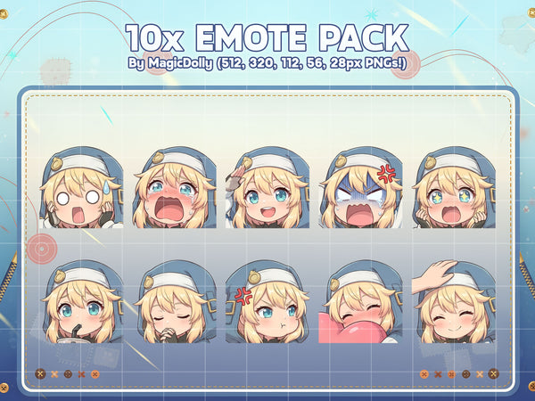 Bridget Emote Pack Hover
