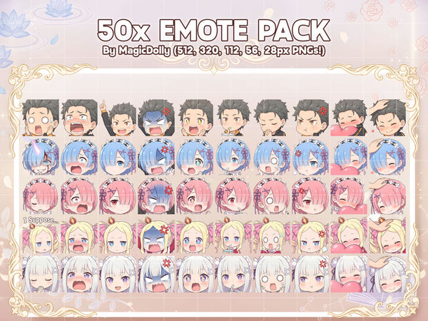 Re:Zero Emote Bundle Hover