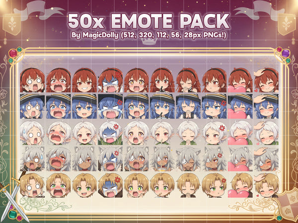 Mushoku Tensei Emote Bundle Hover