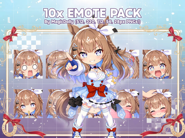 Almond Eye Emote Pack