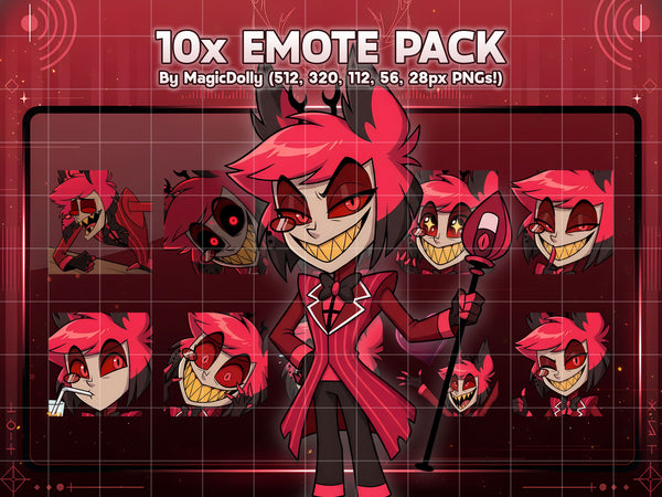 Alastor Emote Pack