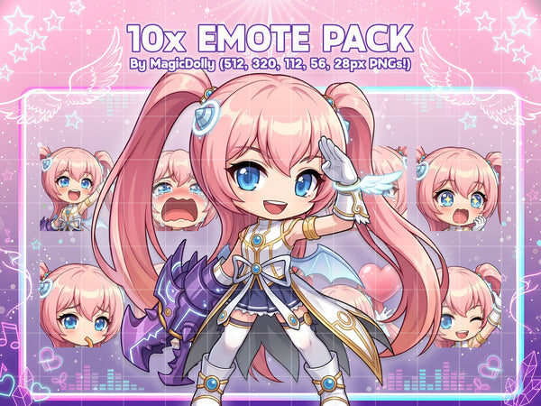 Angelic Buster Emote Pack