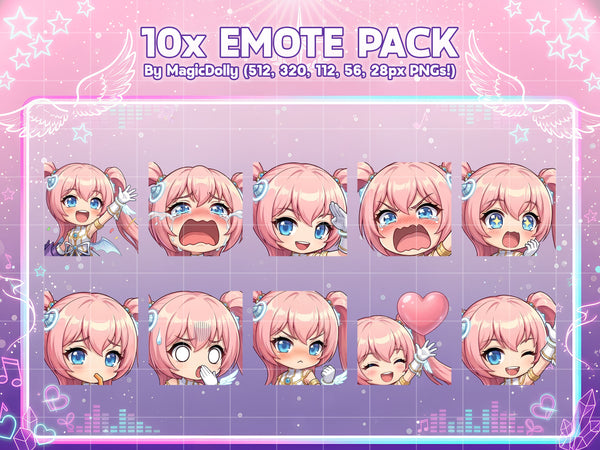 Angelic Buster Emote Pack Hover