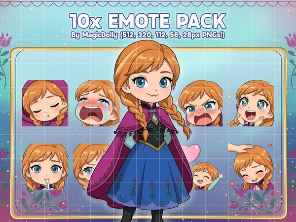 Anna Emote Pack