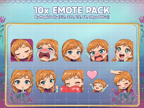 Anna Emote Pack Hover