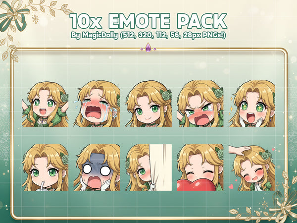 Audrey Hall Emote Pack Hover