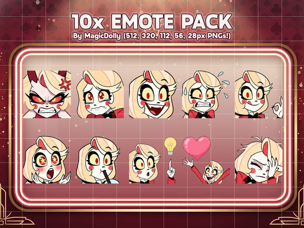 Charlie Morningstar Emote Pack Hover