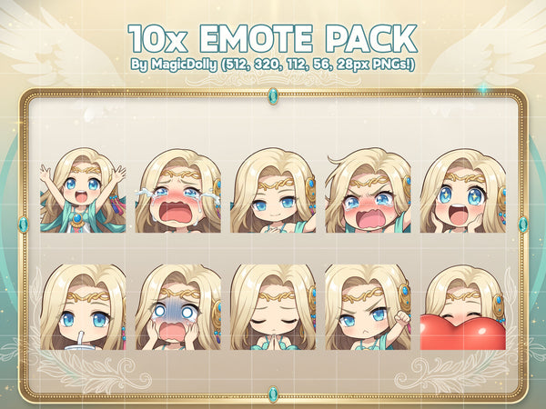Empress Cygnus Emote Pack Hover