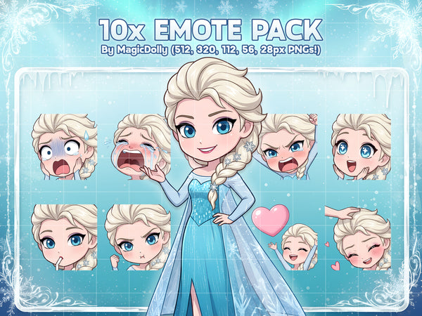 Elsa Emote Pack