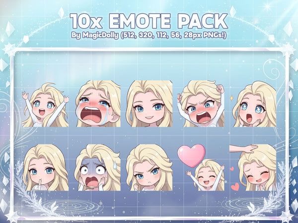 Elsa (Frozen 2) Emote Pack Hover